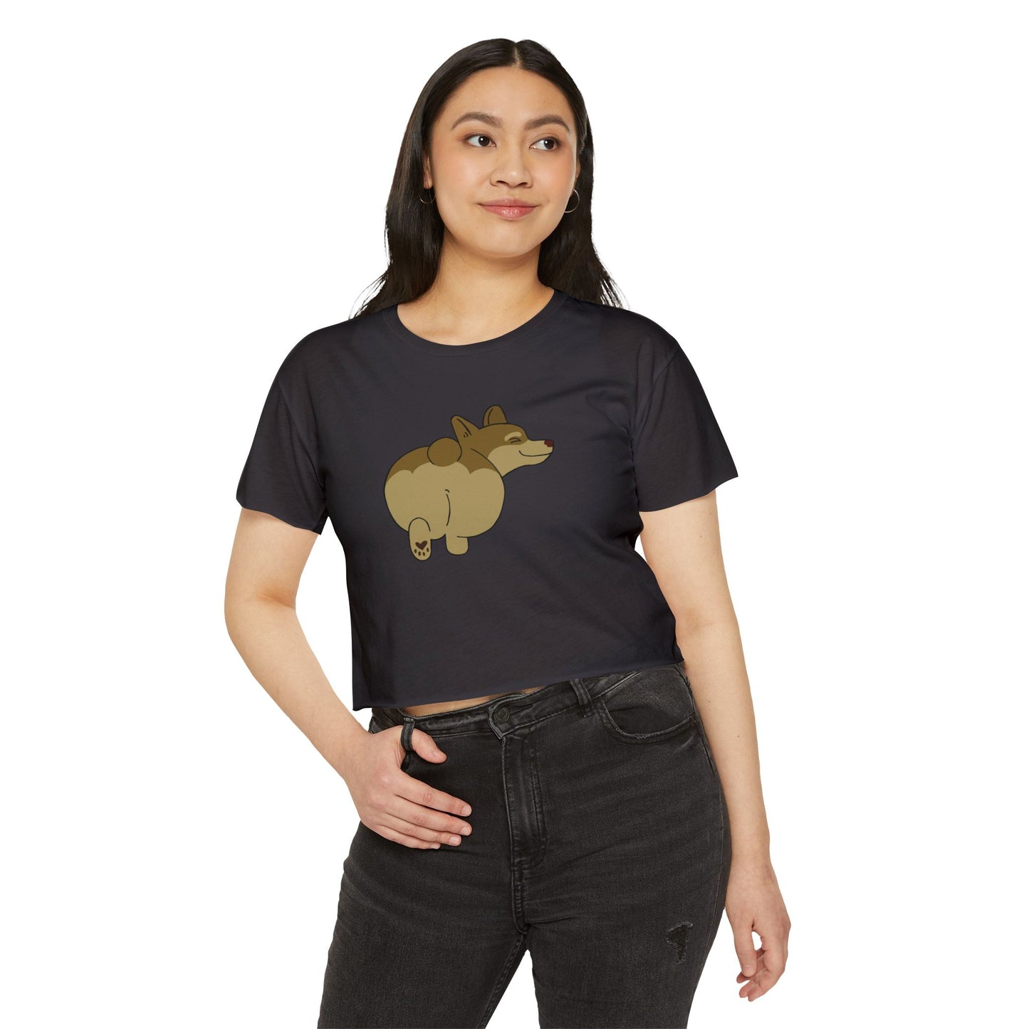 "Corgi" Cropped T-Shirt