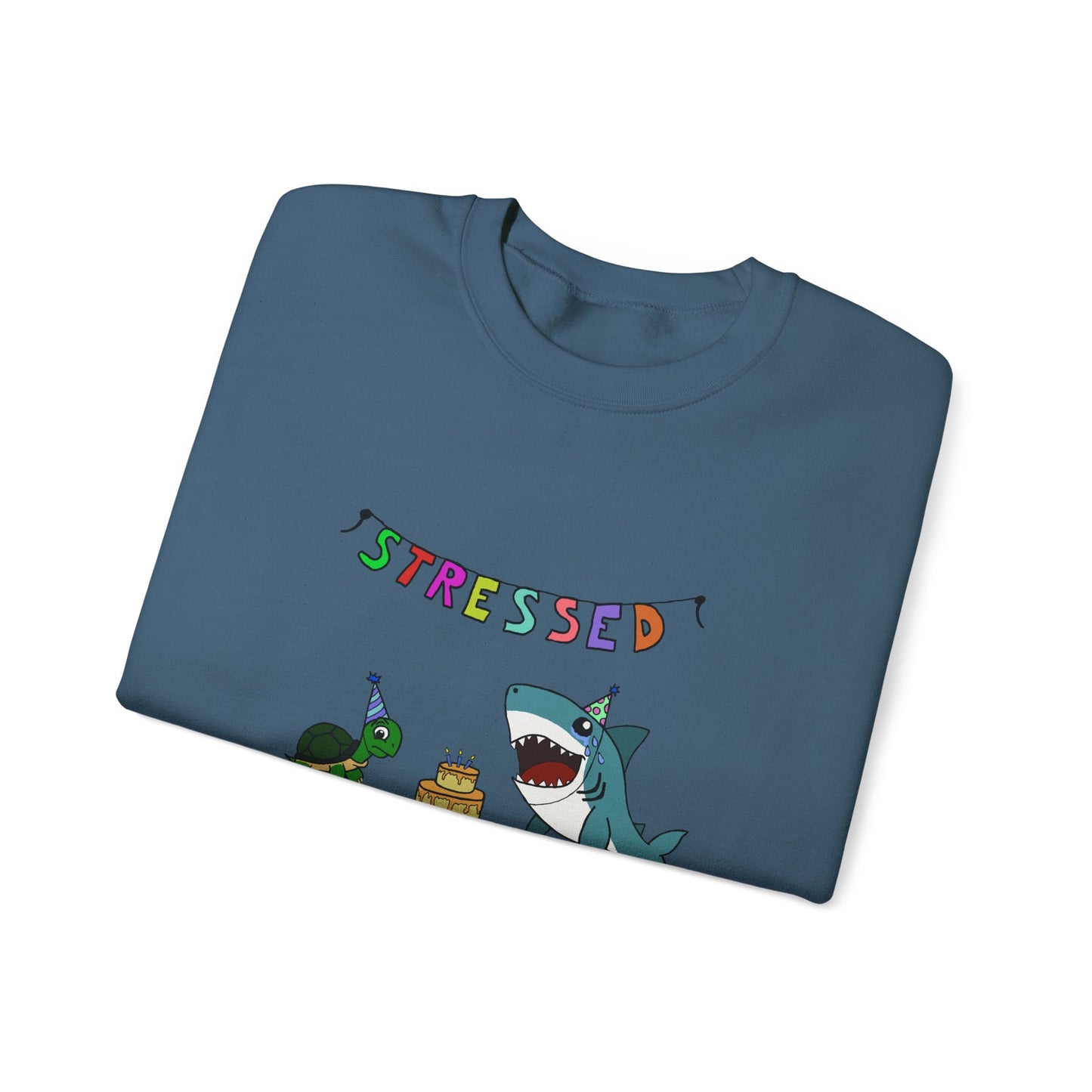"Stressed" Unisex Crewneck Sweatshirt
