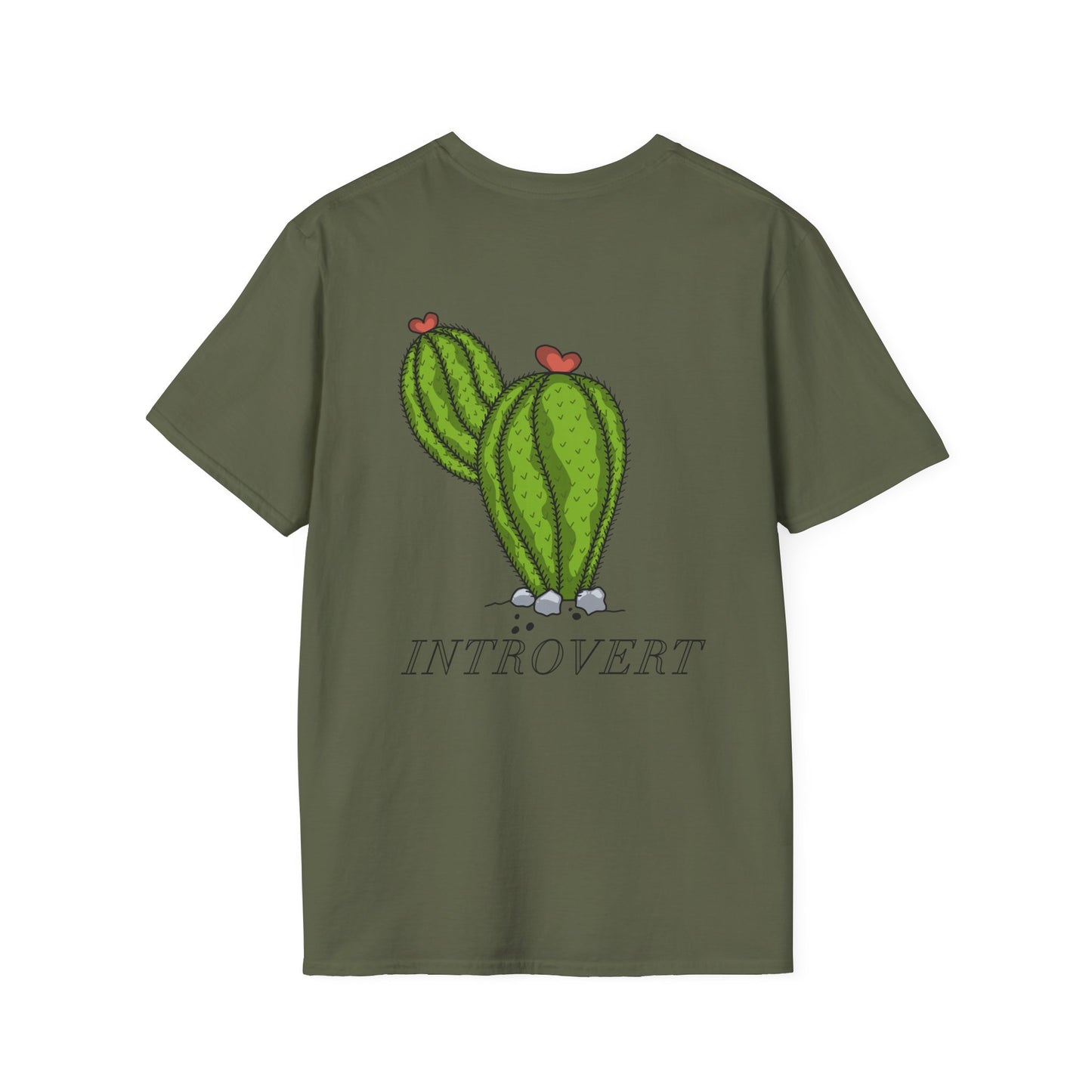 Unisex Introvert Cactus T-Shirt