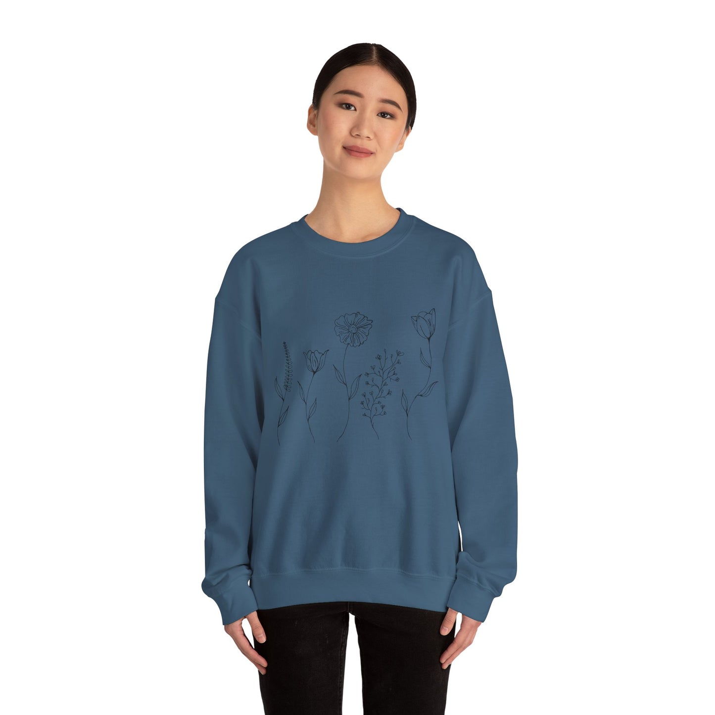 "Floral" Unisex Crewneck