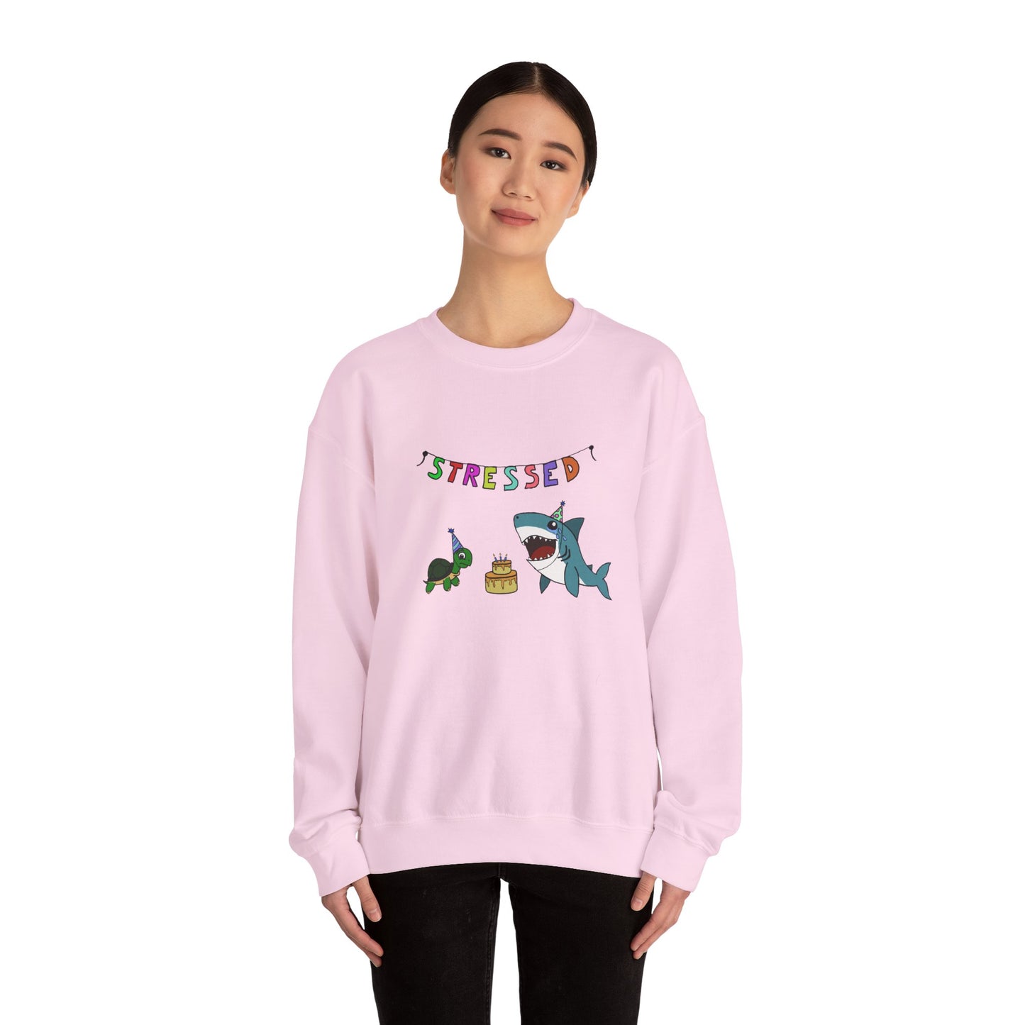 "Stressed" Unisex Crewneck Sweatshirt