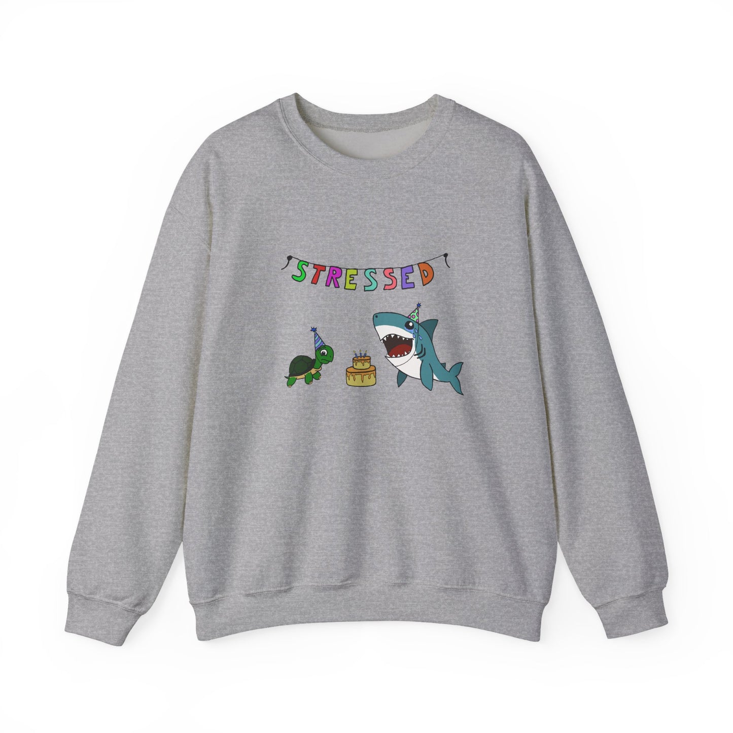 "Stressed" Unisex Crewneck Sweatshirt