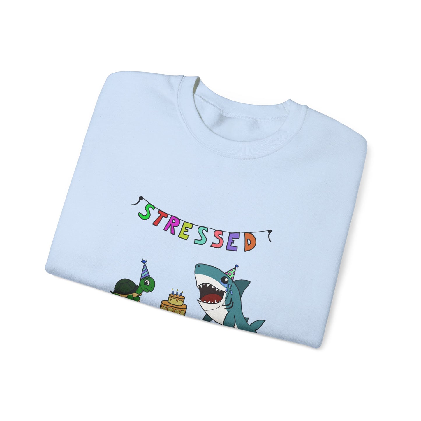 "Stressed" Unisex Crewneck Sweatshirt
