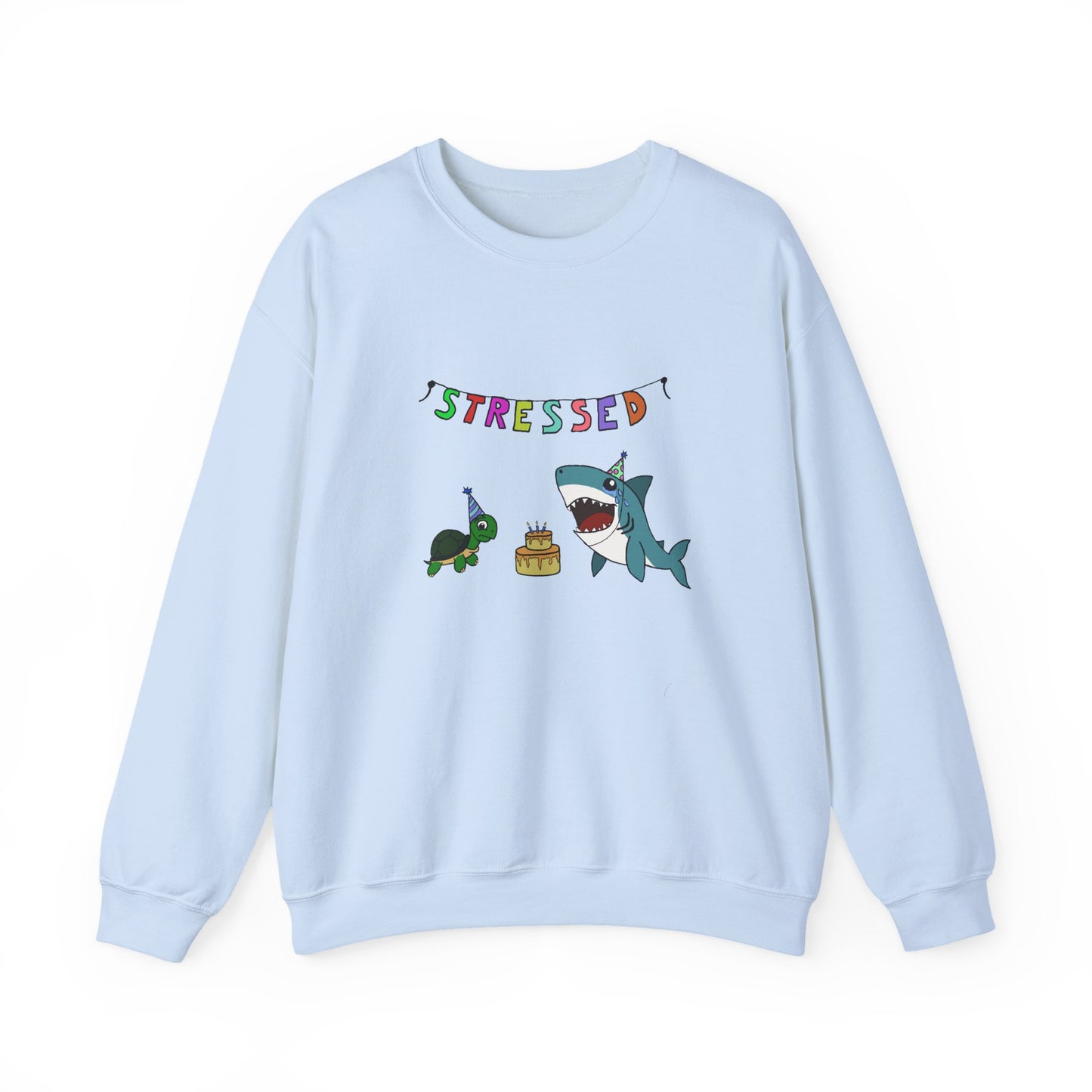 "Stressed" Unisex Crewneck Sweatshirt