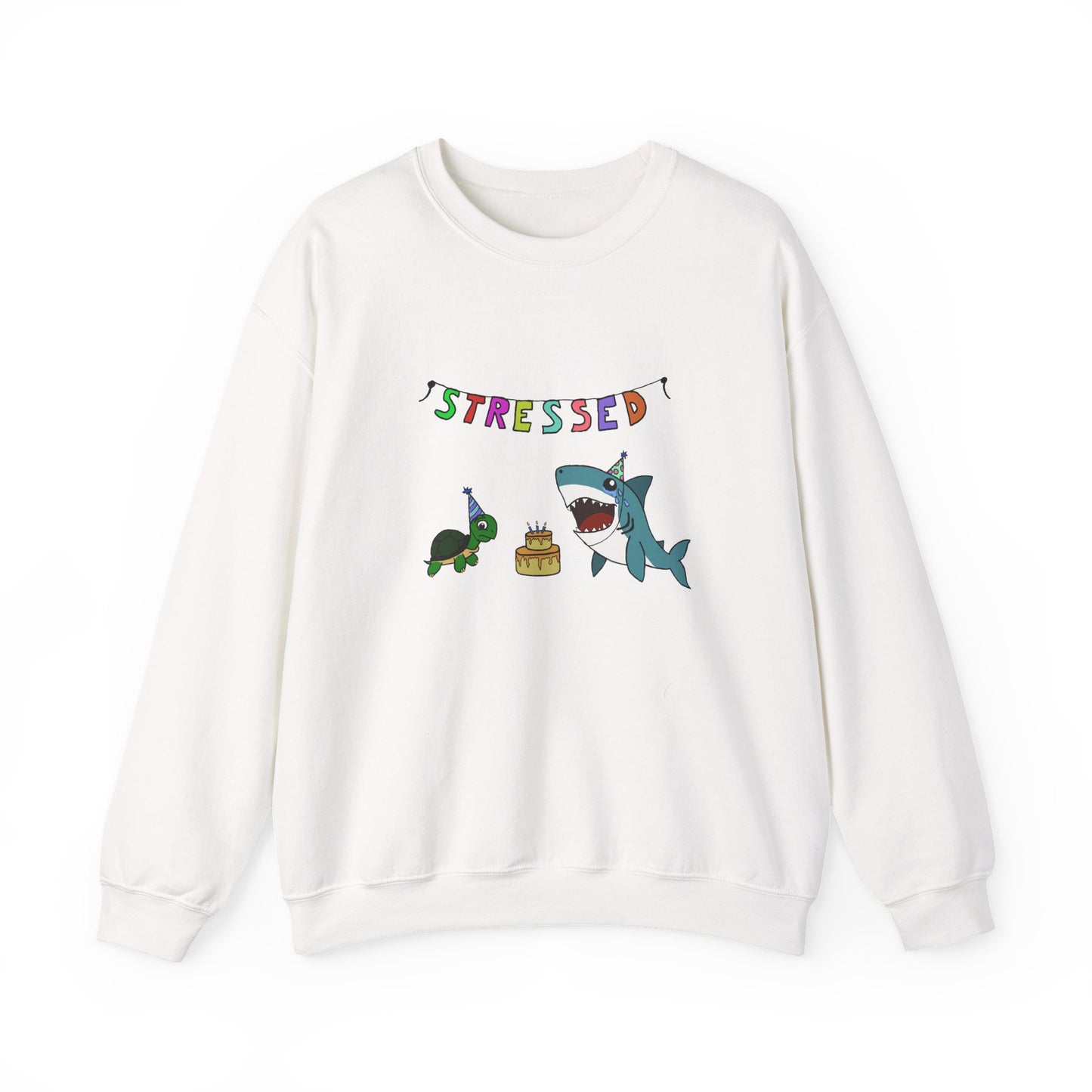 "Stressed" Unisex Crewneck Sweatshirt