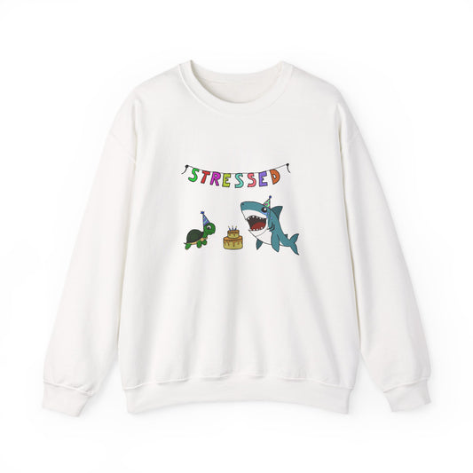 "Stressed" Unisex Crewneck Sweatshirt
