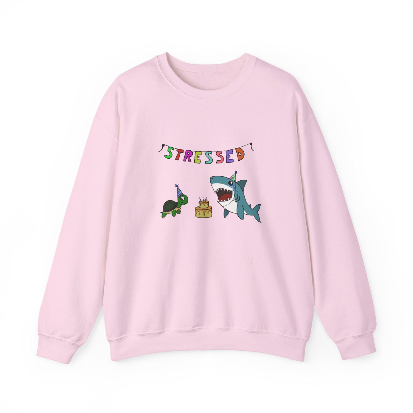 "Stressed" Unisex Crewneck Sweatshirt