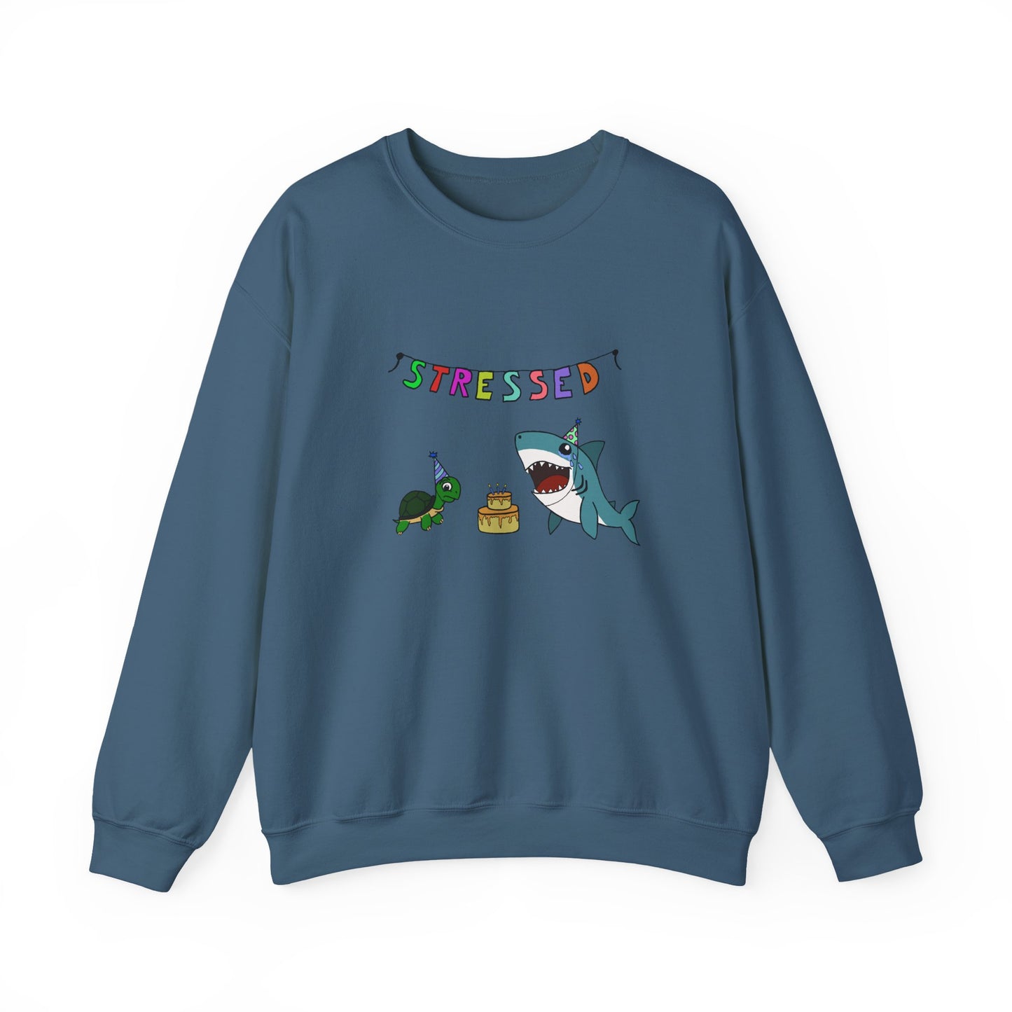 "Stressed" Unisex Crewneck Sweatshirt