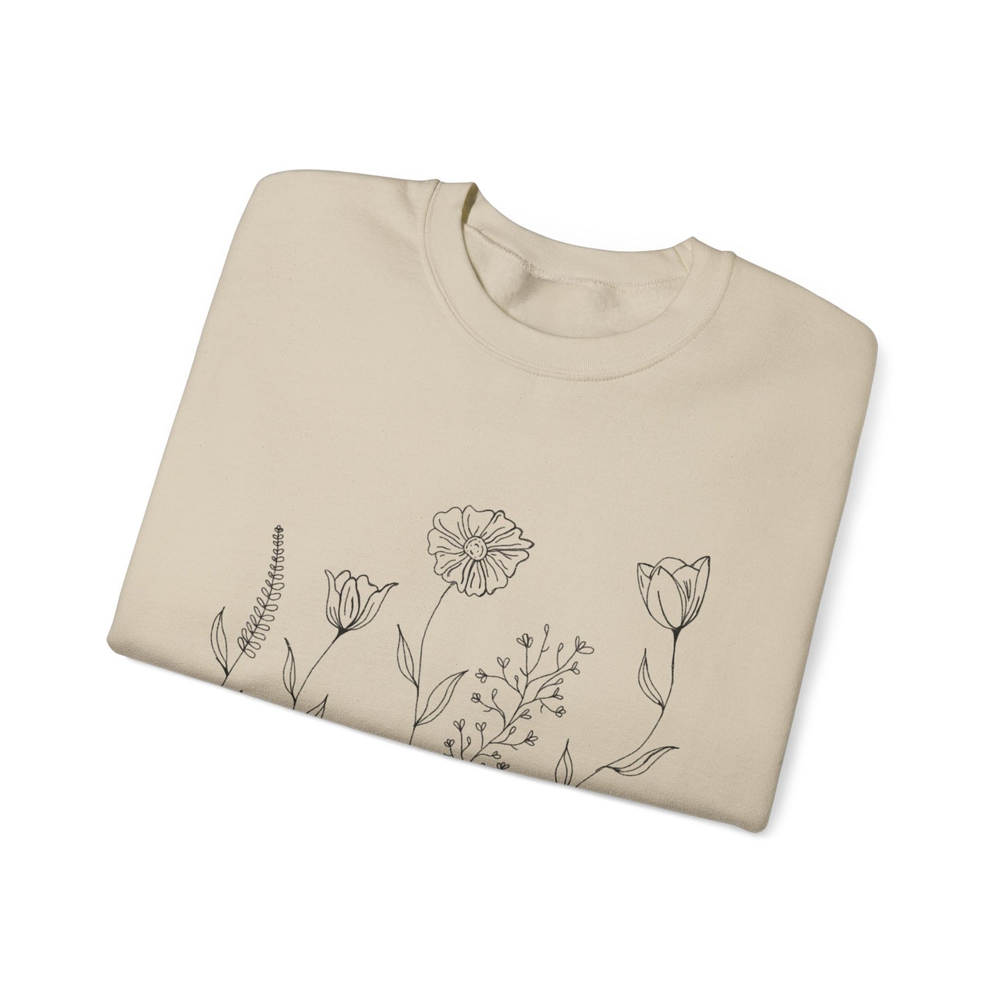 "Floral" Unisex Crewneck