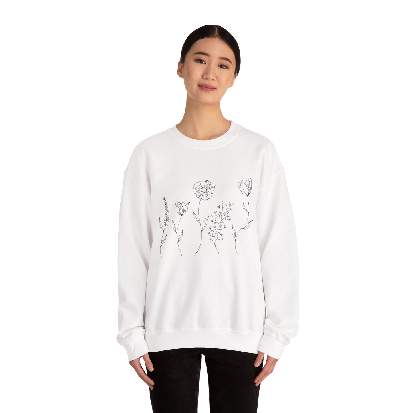 "Floral" Unisex Crewneck
