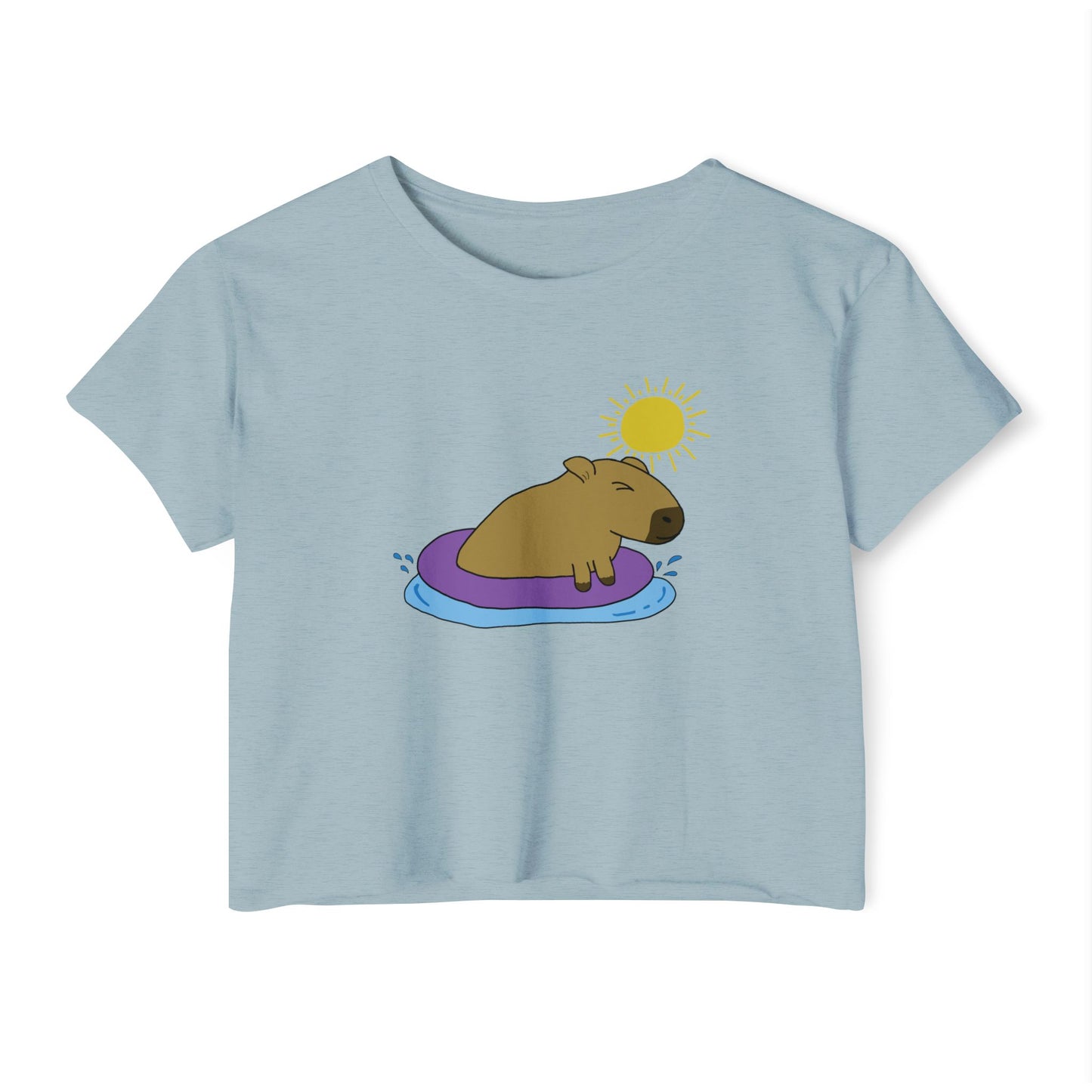 "Capybara" Cropped T-Shirt