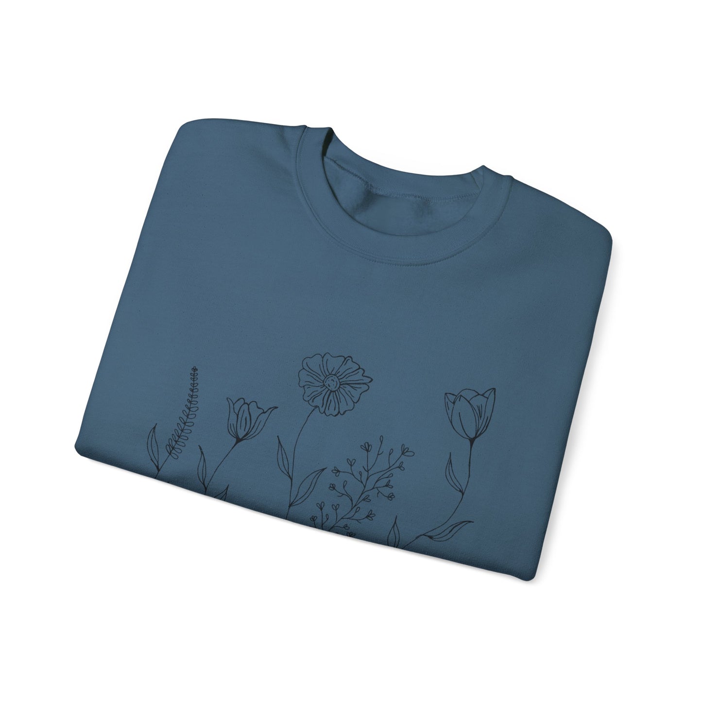 "Floral" Unisex Crewneck