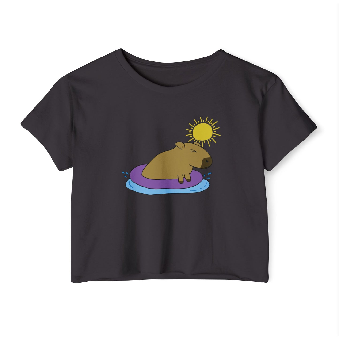 "Capybara" Cropped T-Shirt