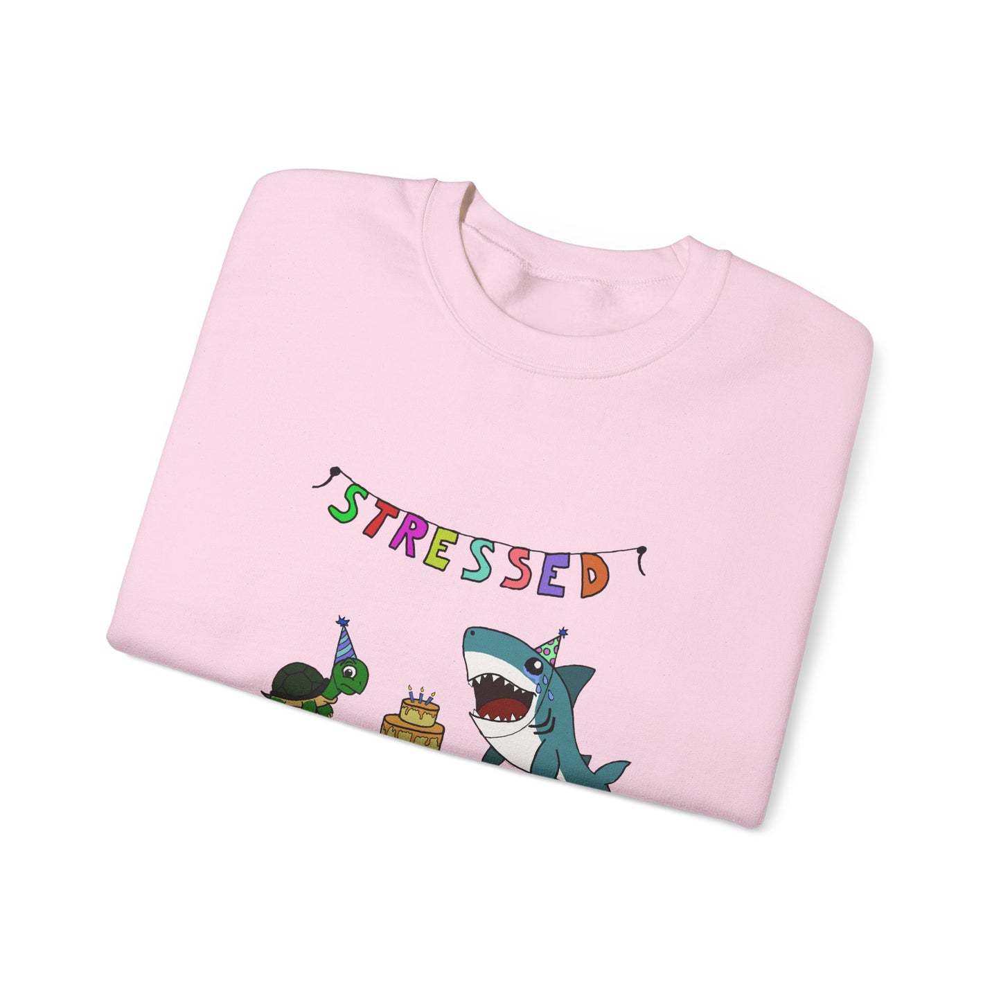 "Stressed" Unisex Crewneck Sweatshirt