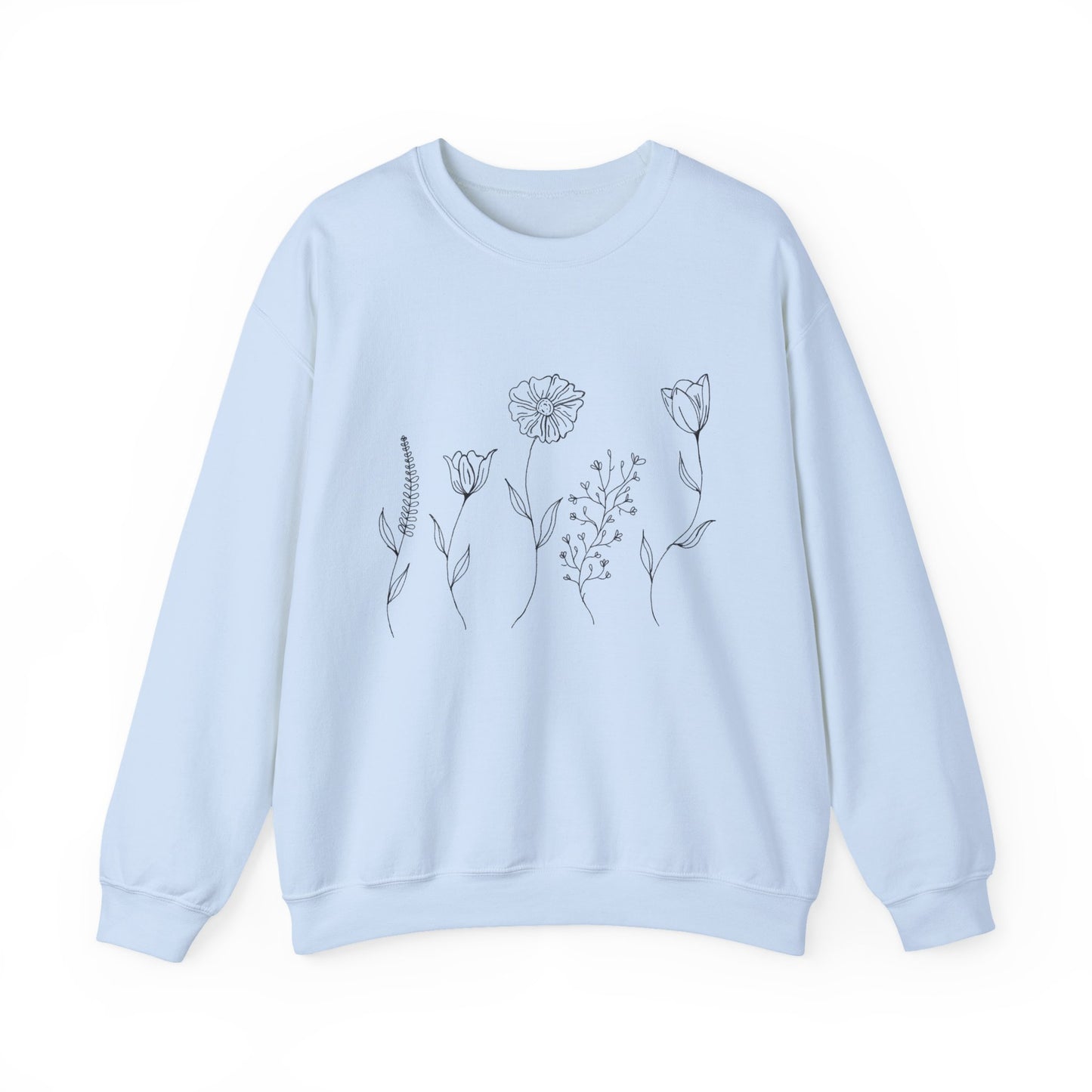 "Floral" Unisex Crewneck