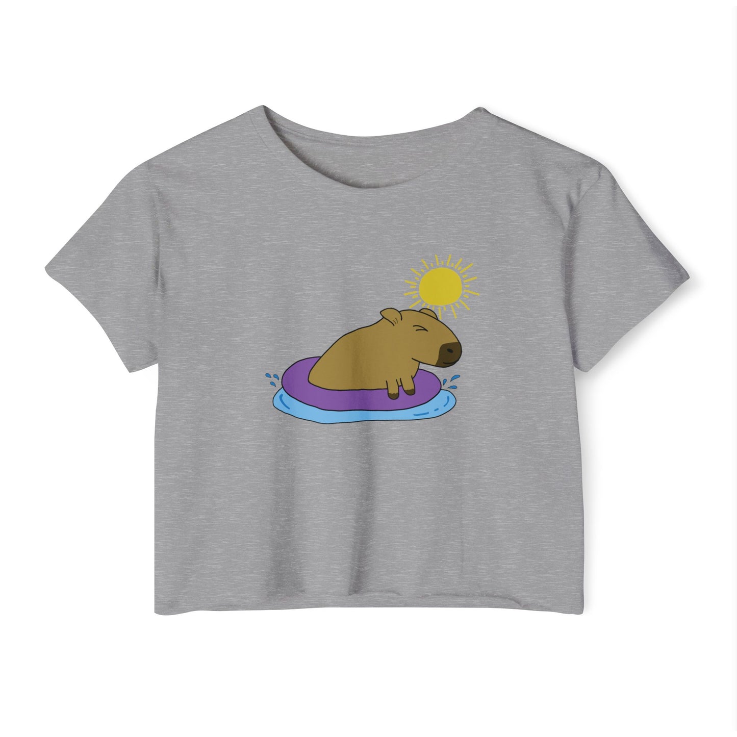 "Capybara" Cropped T-Shirt