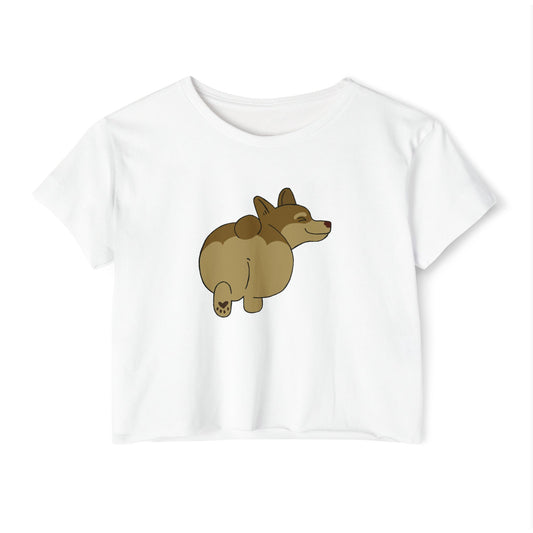 "Corgi" Cropped T-Shirt