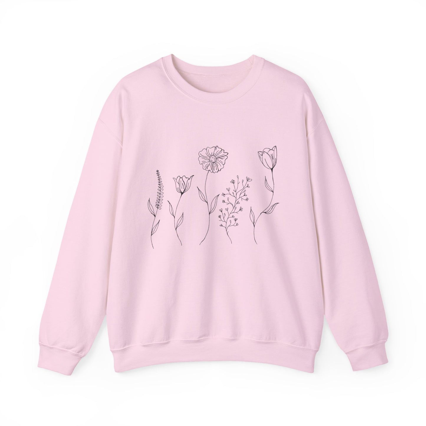 "Floral" Unisex Crewneck