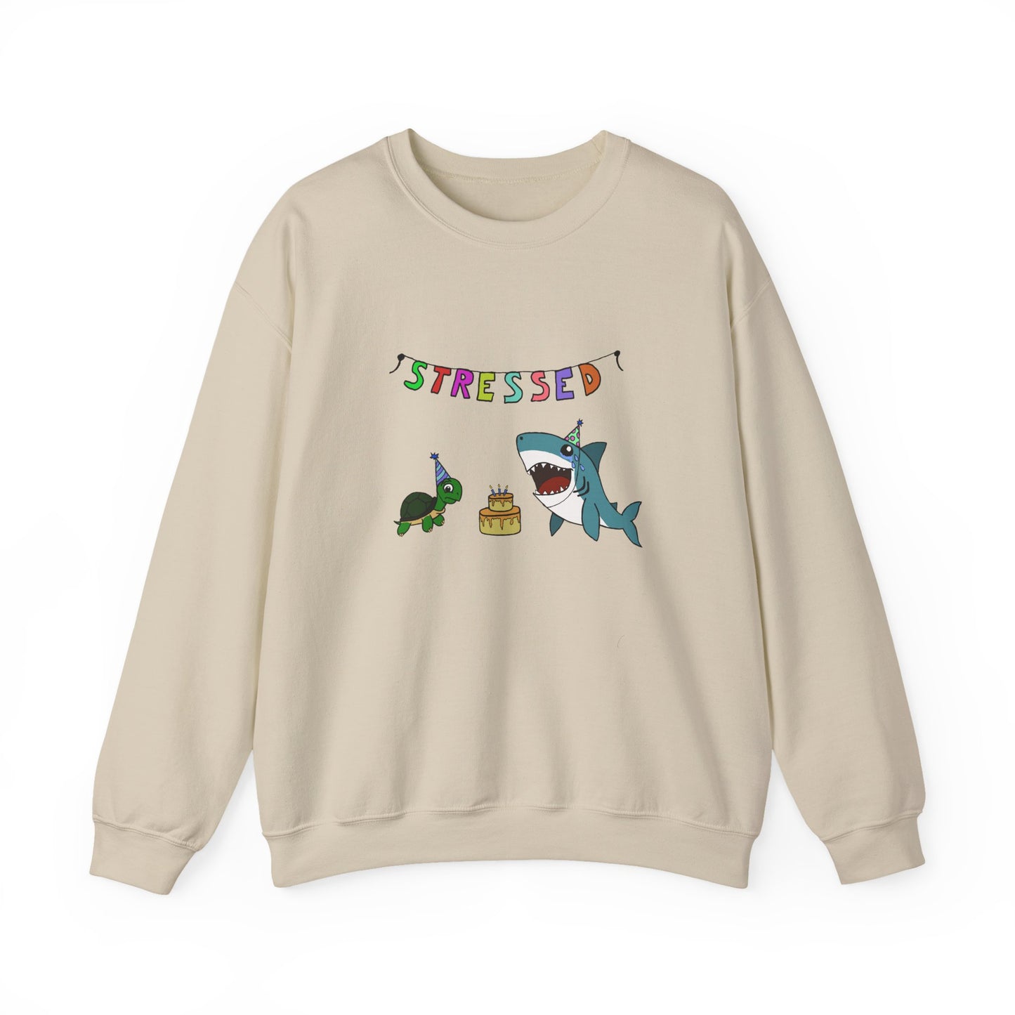 "Stressed" Unisex Crewneck Sweatshirt