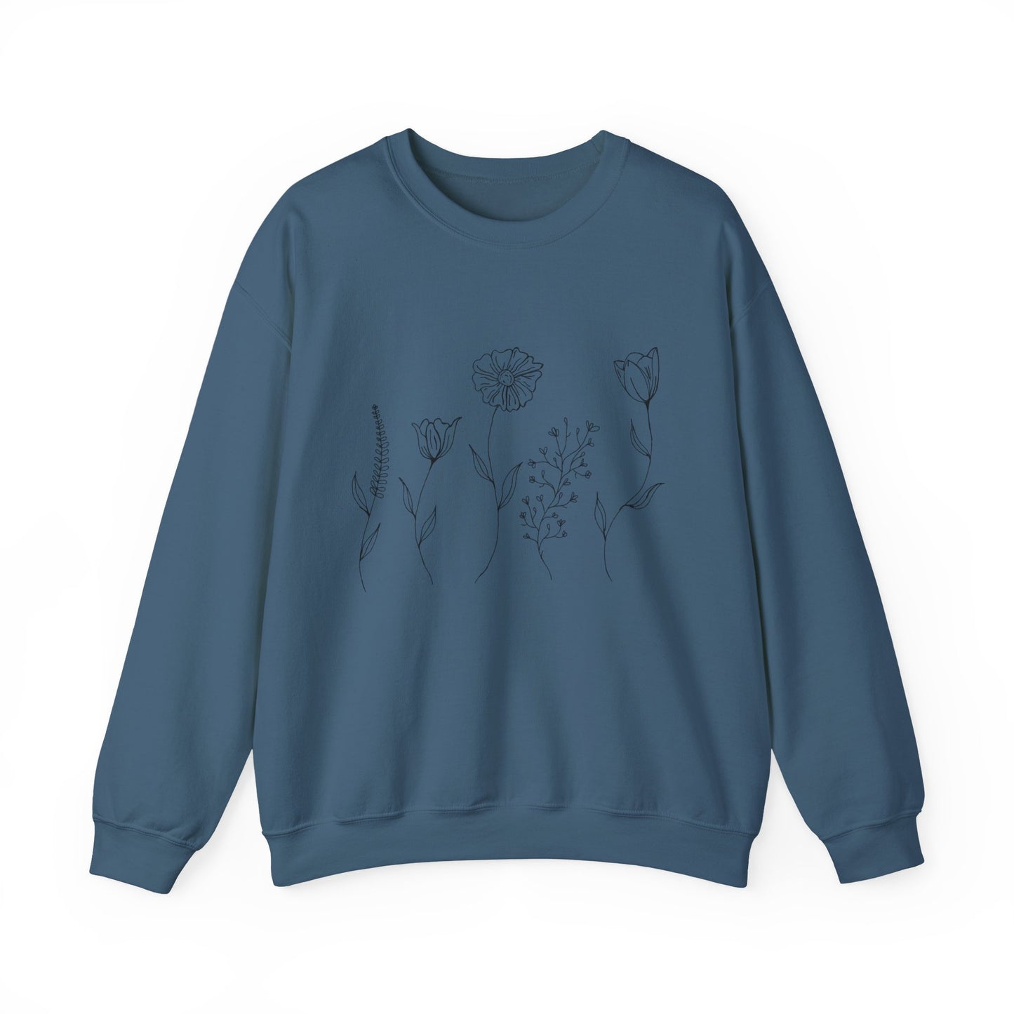 "Floral" Unisex Crewneck