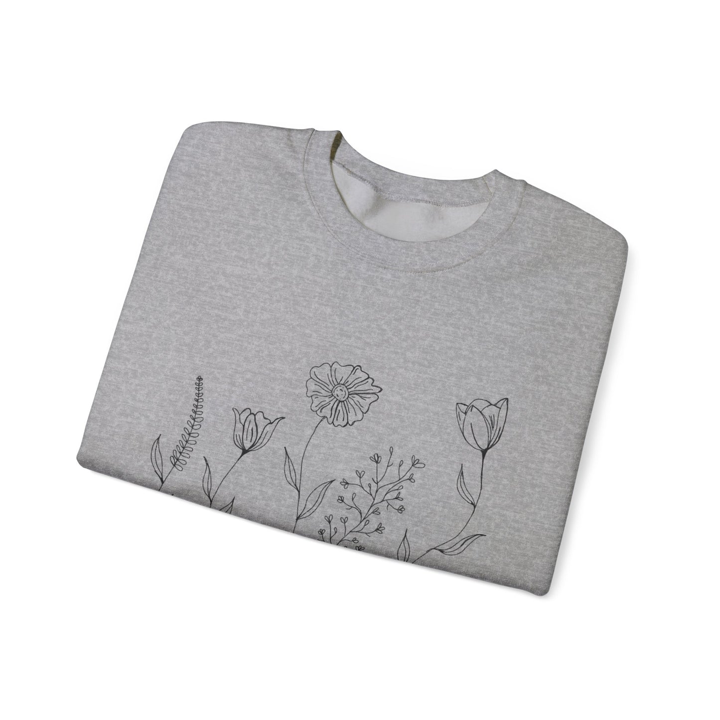 "Floral" Unisex Crewneck