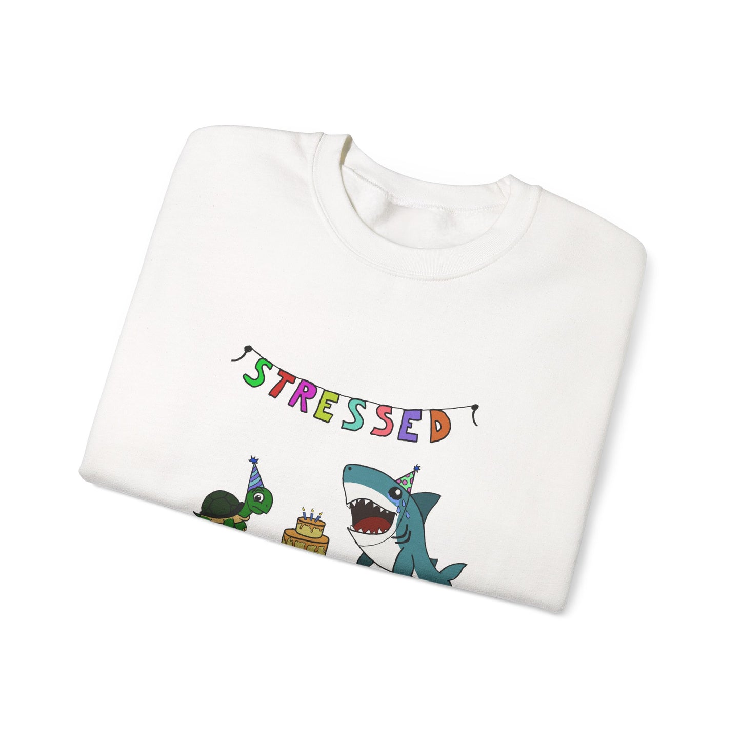 "Stressed" Unisex Crewneck Sweatshirt