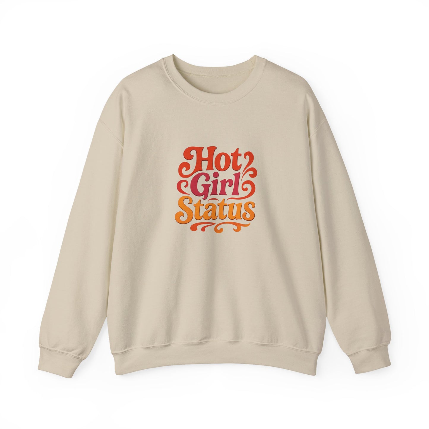 "Hot Girl Status" Unisex Crewneck