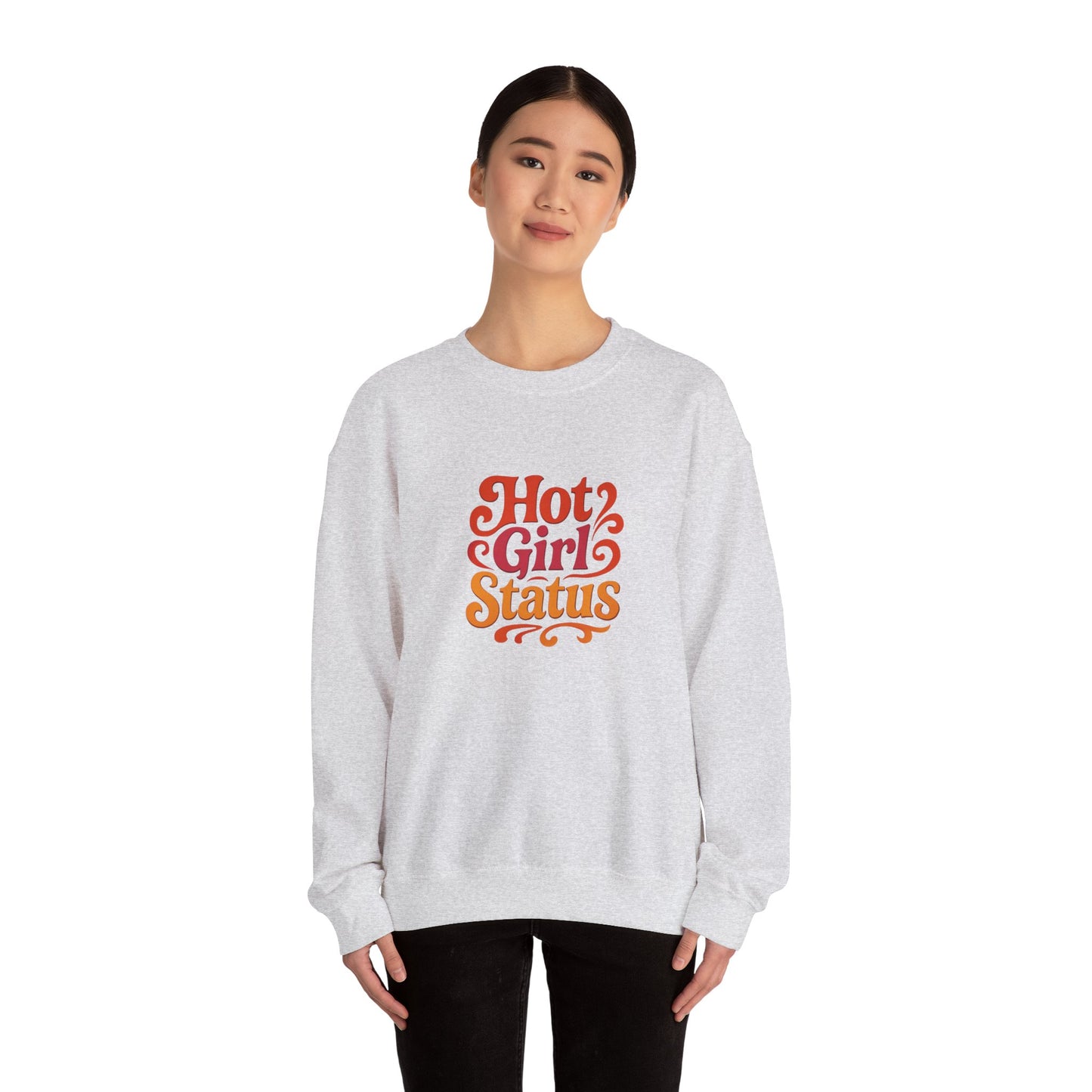 "Hot Girl Status" Unisex Crewneck