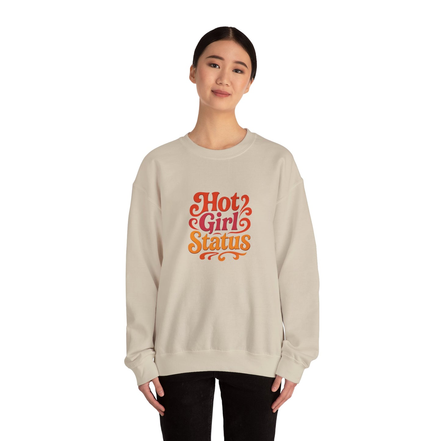 "Hot Girl Status" Unisex Crewneck