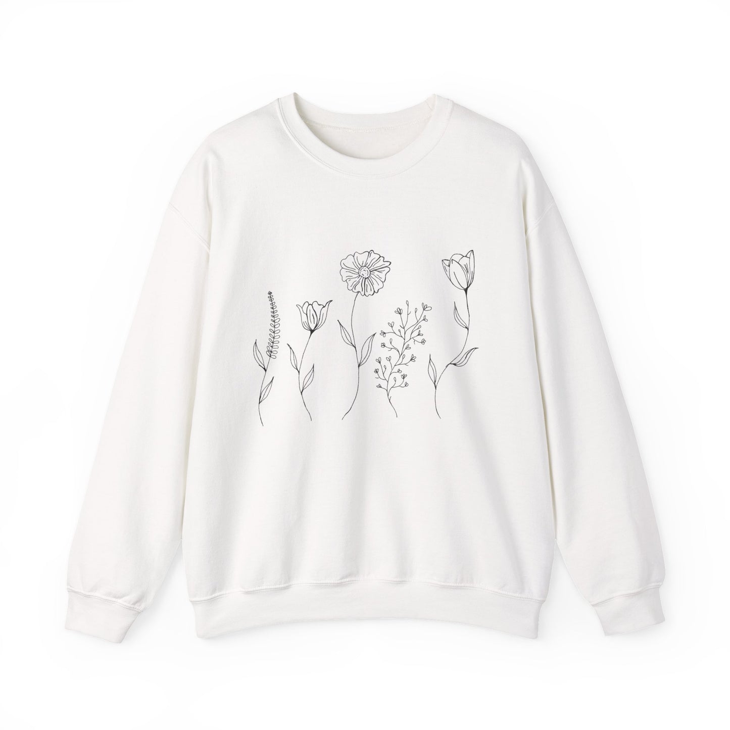 "Floral" Unisex Crewneck