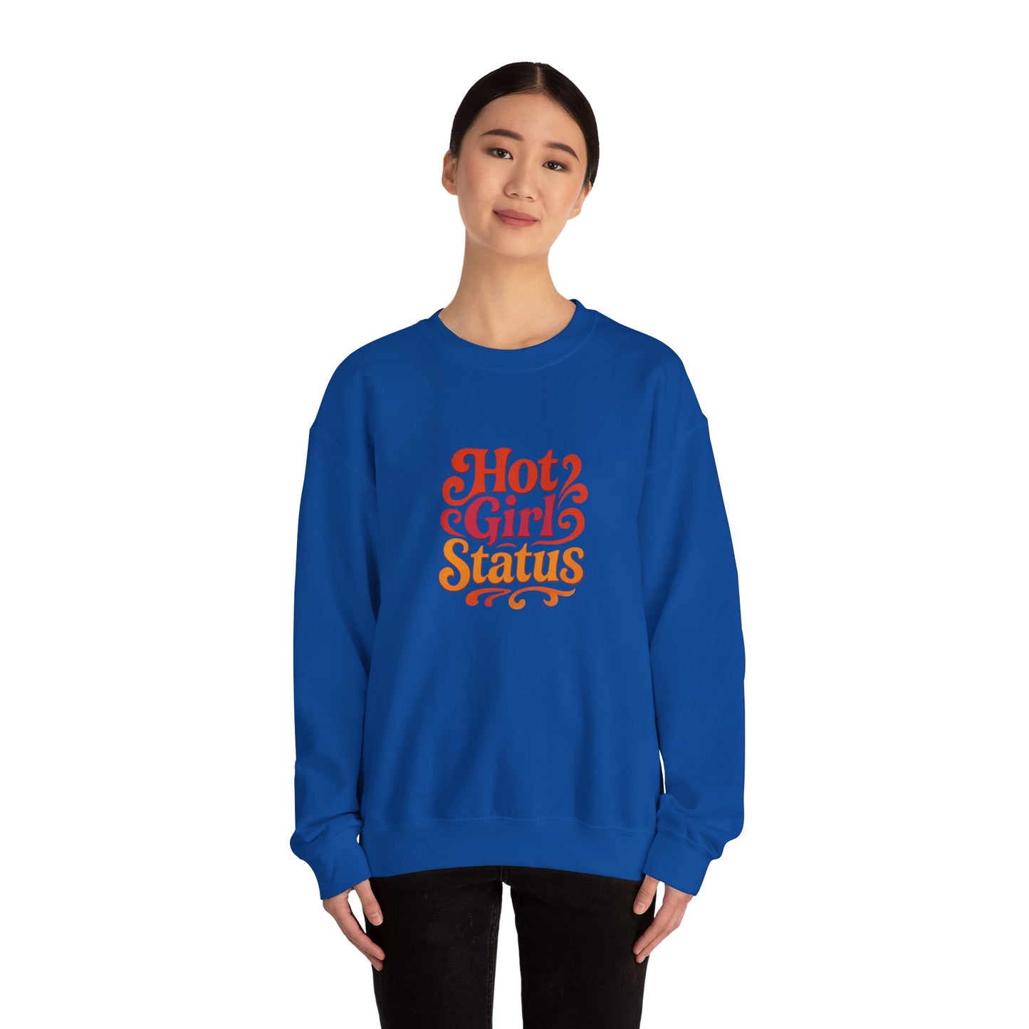 "Hot Girl Status" Unisex Crewneck