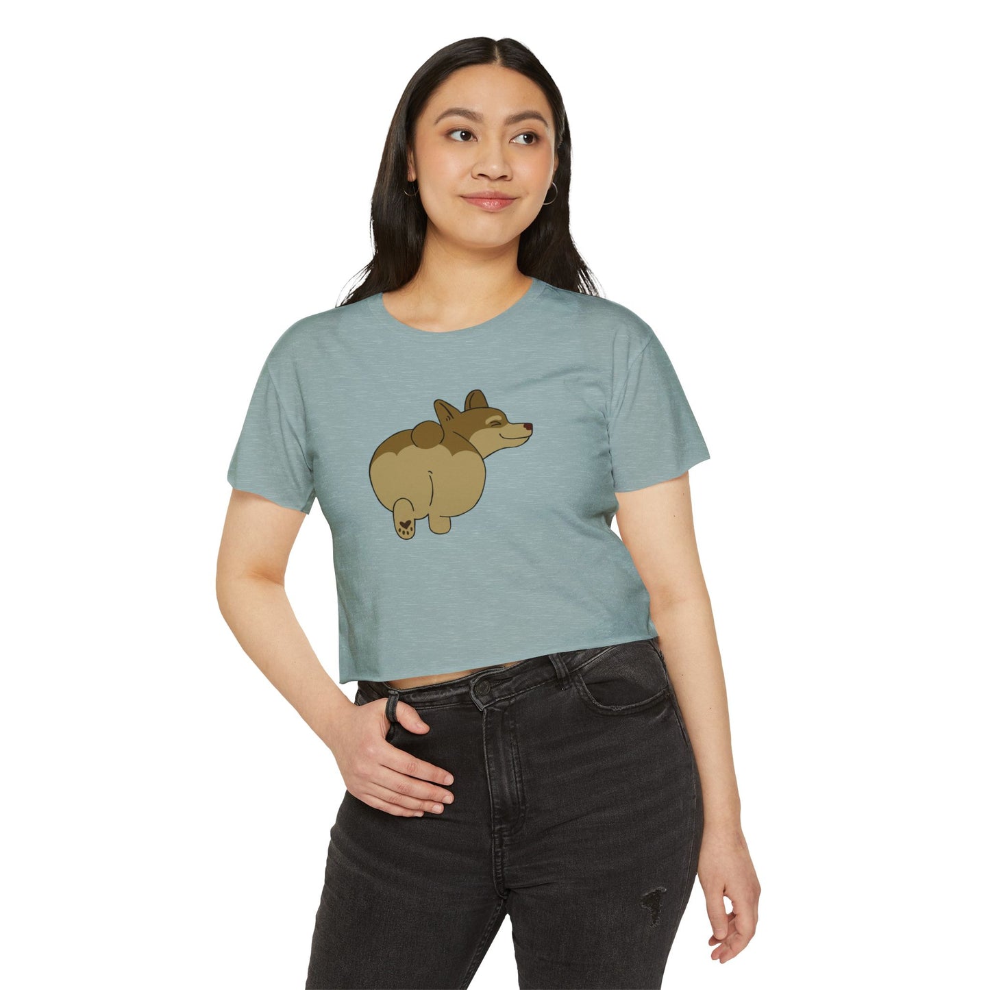 "Corgi" Cropped T-Shirt