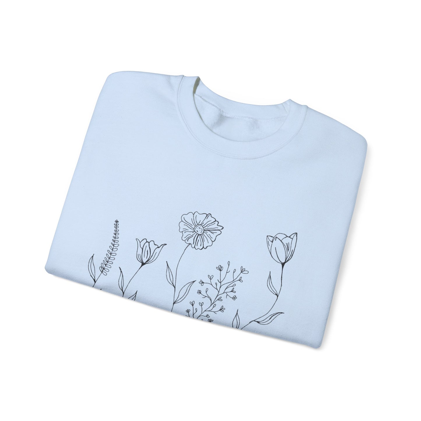"Floral" Unisex Crewneck