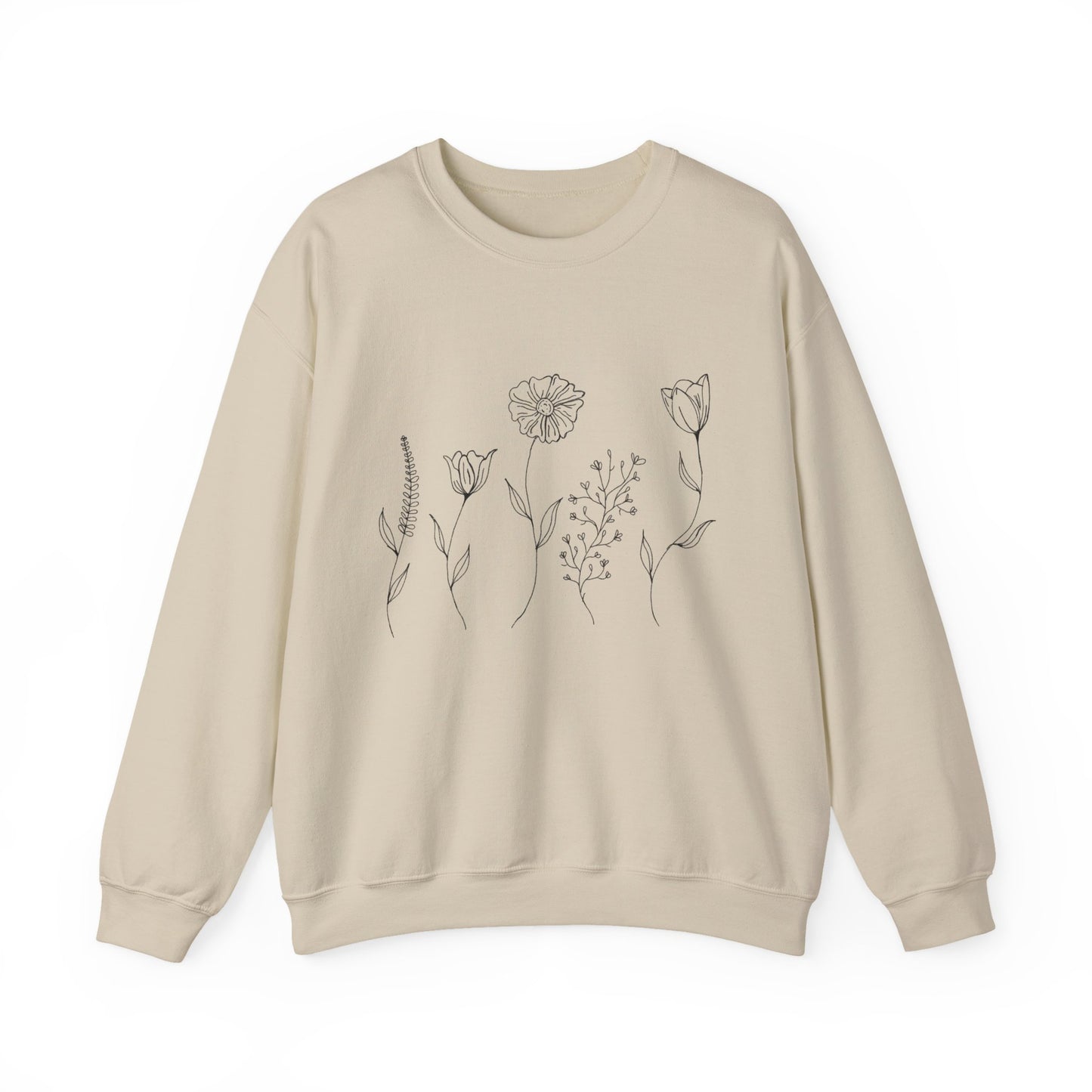 "Floral" Unisex Crewneck