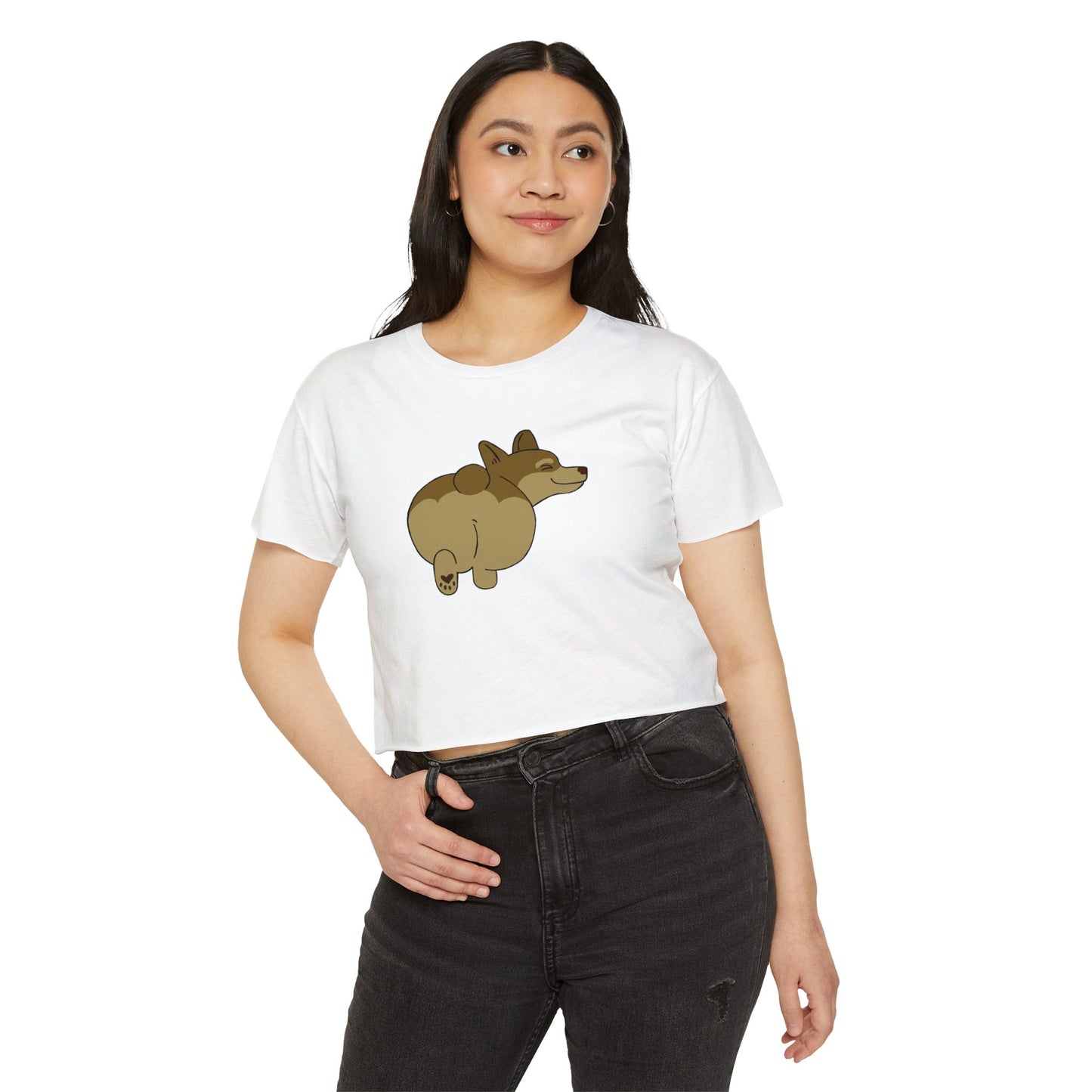 "Corgi" Cropped T-Shirt