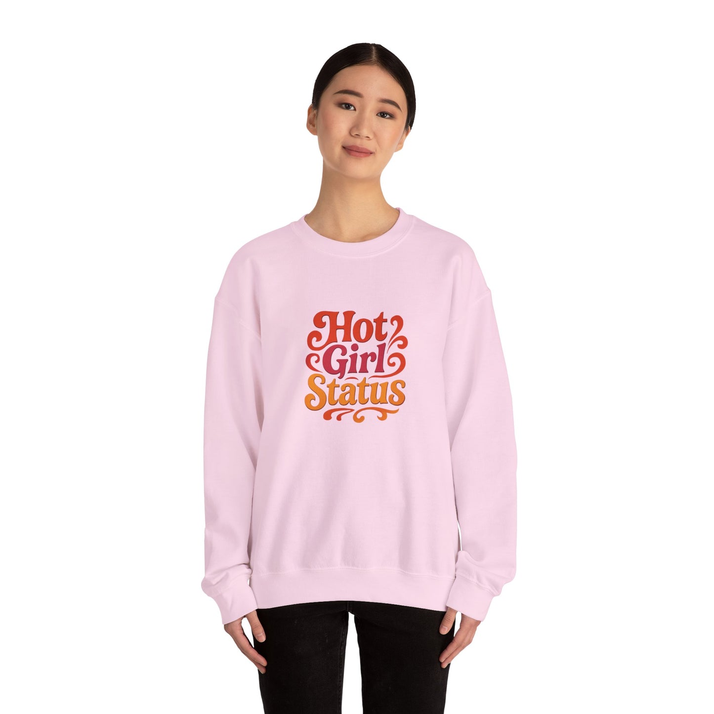 "Hot Girl Status" Unisex Crewneck