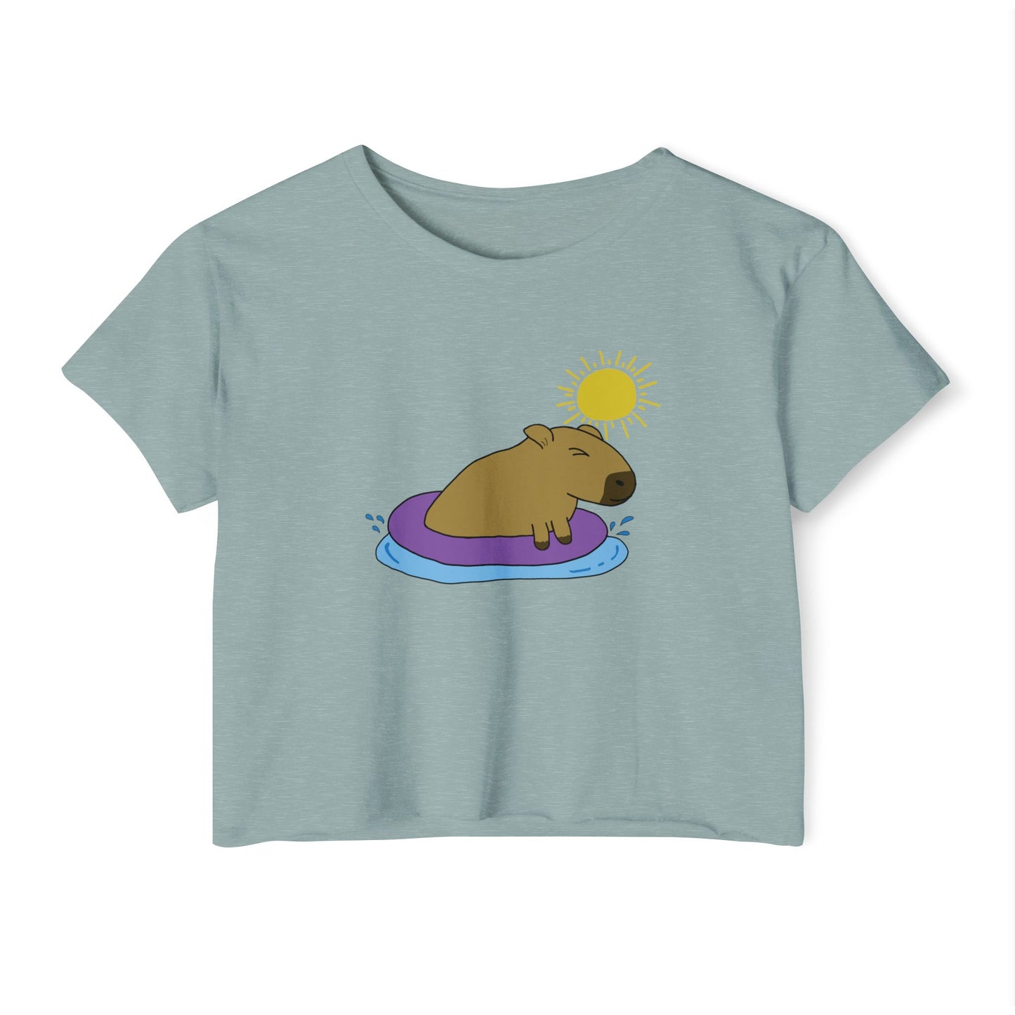 "Capybara" Cropped T-Shirt