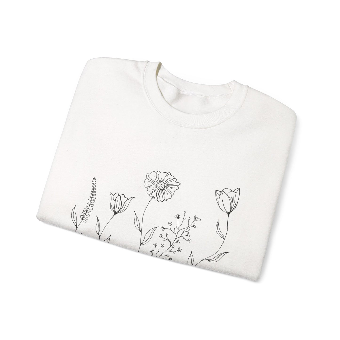 "Floral" Unisex Crewneck