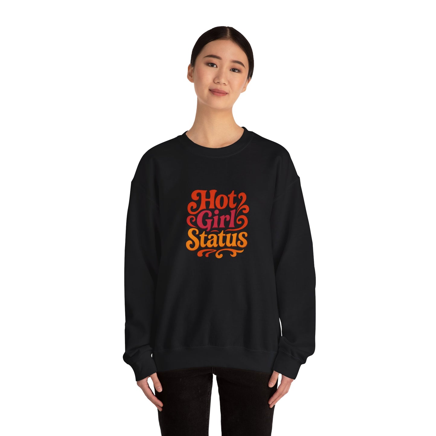 "Hot Girl Status" Unisex Crewneck